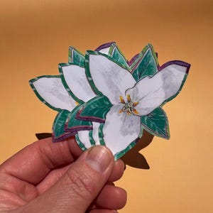 Sticker Trilliumbloem