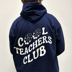 Cool Teachers Club Hoodie LehrerInnen Navy Blau