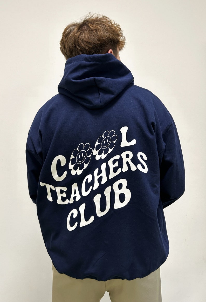 Cool Teachers Club Hoodie LehrerInnen Navy Blau