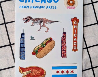 Chicago-stickervel | 8 iconische bezienswaardigheden en favorieten in Chicago