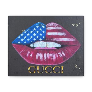Gucci lips hoodie hotsell