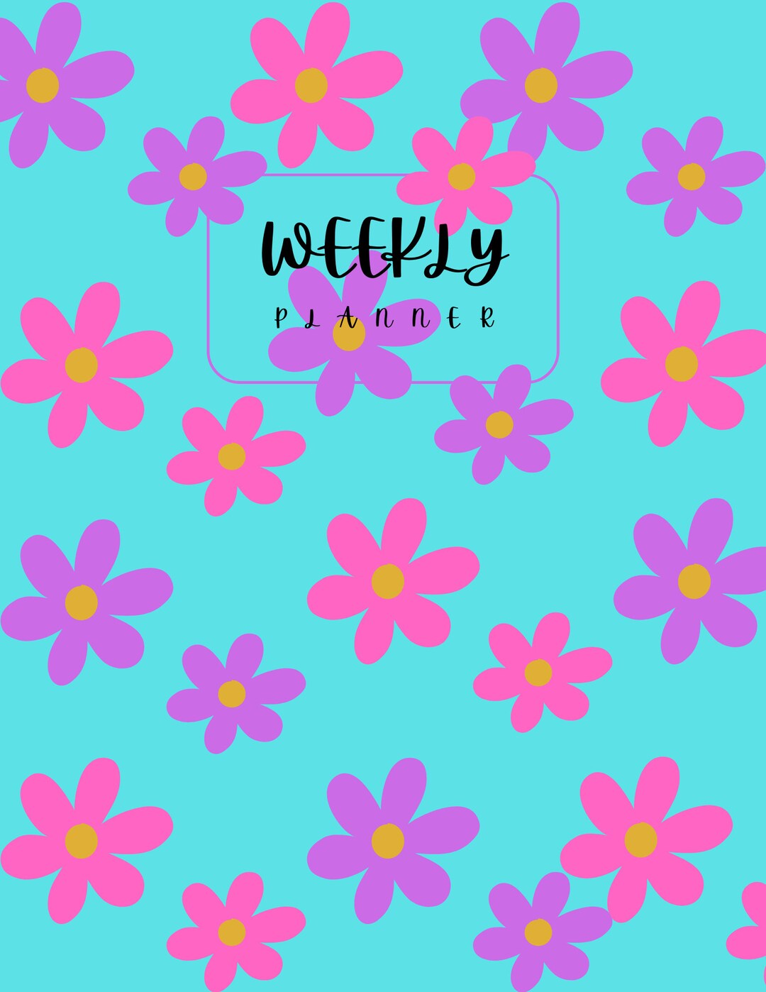 Weekly Digital Planner Etsy