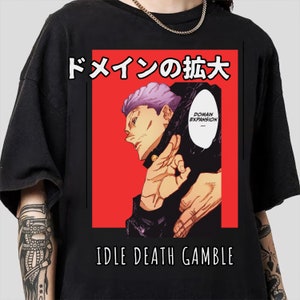 Hakari jujutsu Kaisen-shirt, domeinuitbreiding jujutsu Kaisen, Hakari-domein, anime-mangashirt, shirt anime fan geschenken, Hakari-shirt, JJK-shirt