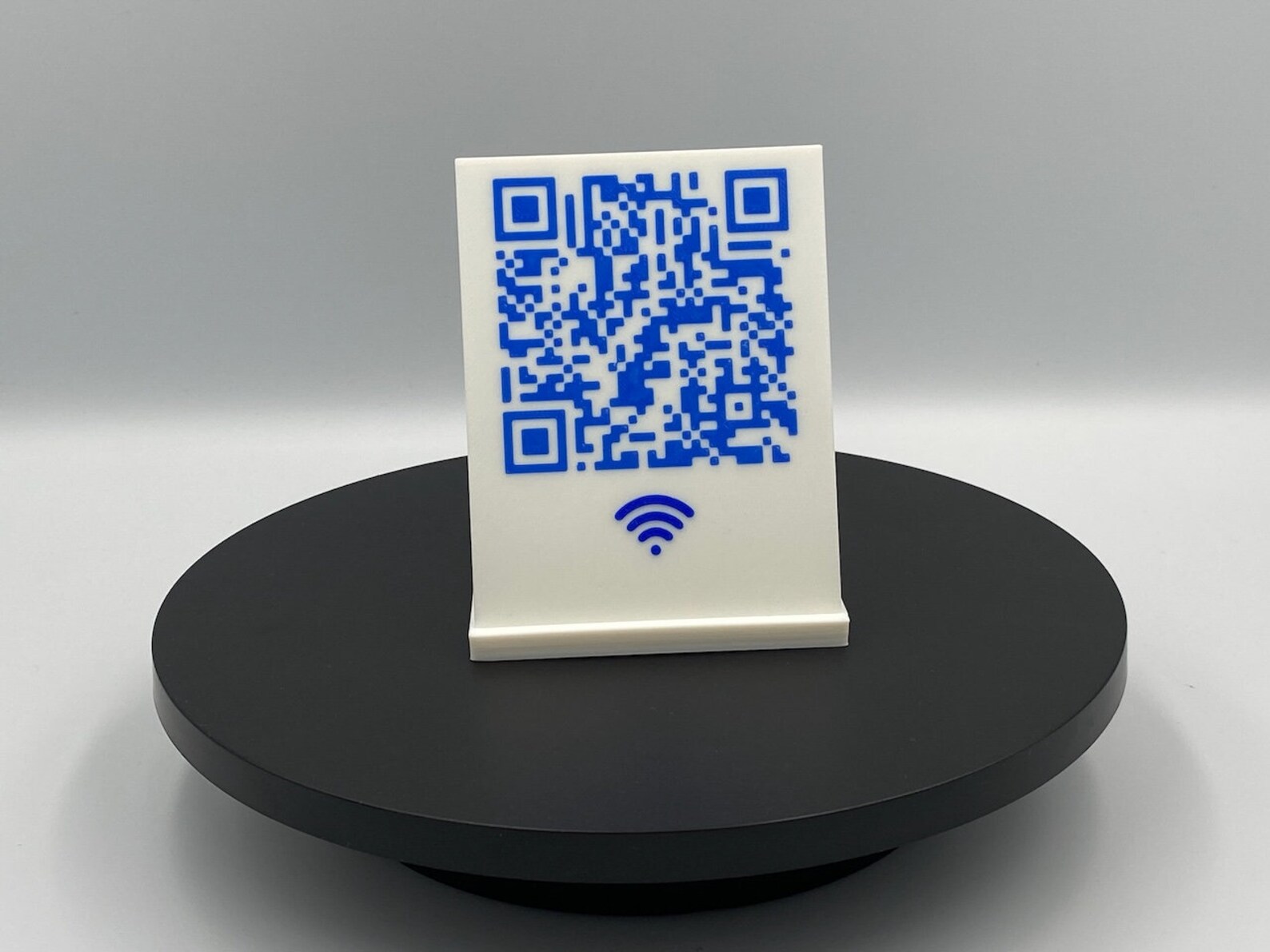 3D Printed Custom QR Code Wifi Sign, Elegant 3d-printed Wifi Qr-code ...