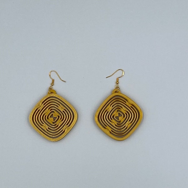 Eco-Friendly Air-Spinner Earrings: Add a Whirlwind of Style to Your Look! Unique Earrings, 3D Printed, Gifts for Her, Mother's Day Gifts