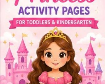 Princess Activity Book for Girls