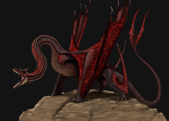 House of the Dragon: Caraxes - Etsy