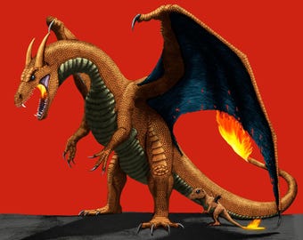 Charizard Art Print