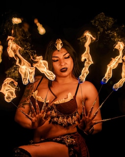 Handmade Fire Fingers: Fire Dancing Prop - Etsy