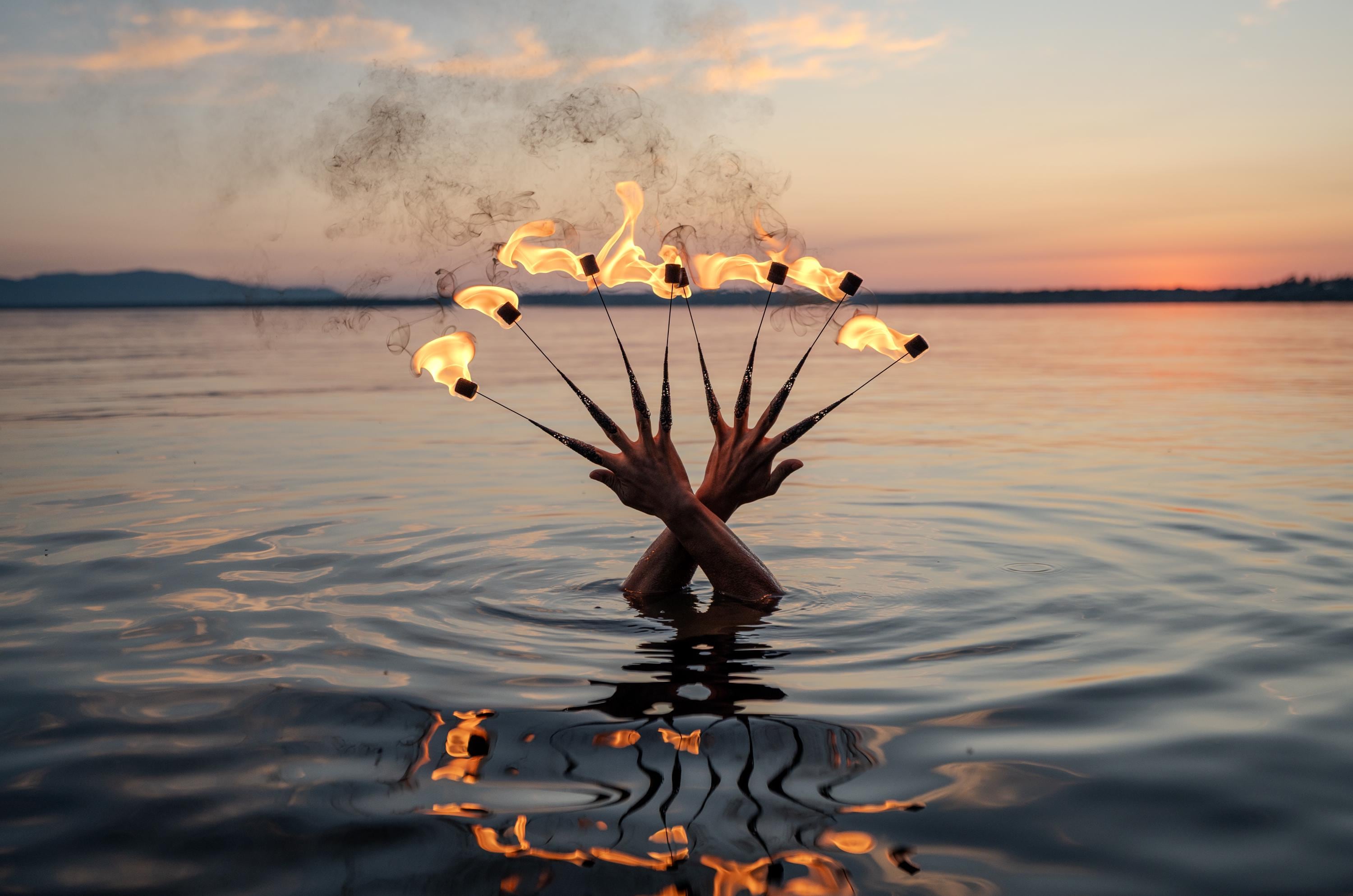 Handmade Fire Fingers: Fire Dancing Prop - Etsy