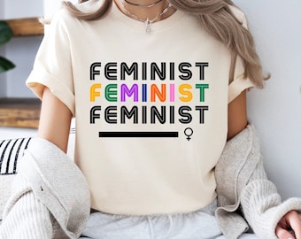 Retro feministisches Shirt für Feminismus-T-Shirt für feministisches T-Shirt für Frauenrechte-Shirt