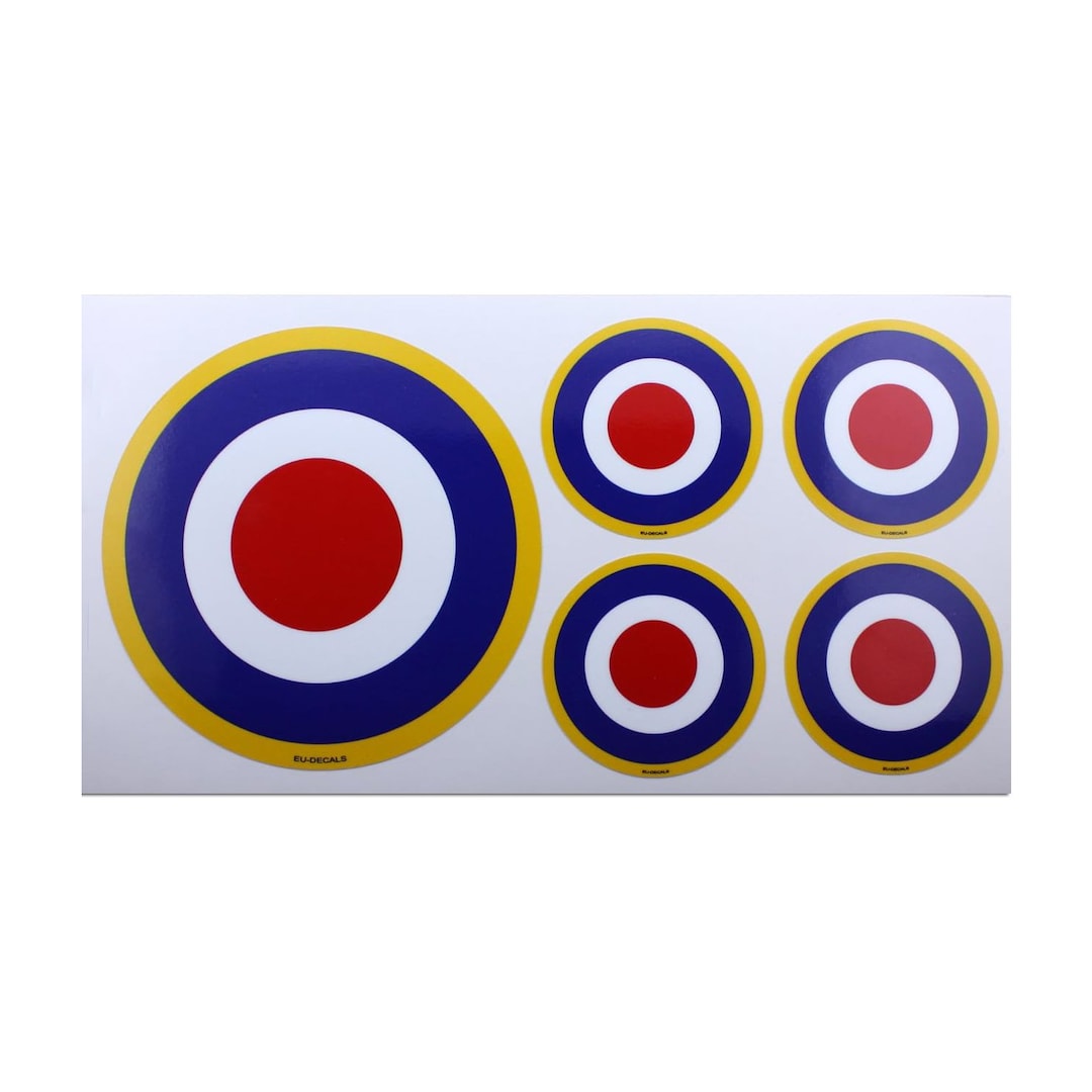 RAF Roundel Sticker Set – UK Air Force Laminated Decals - Etsy Australia