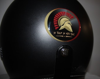 Sticker Adesivo Decal Elmo Spartano Spartan Helmet 300 Sparta Tuning Auto Moto E - Foto 4