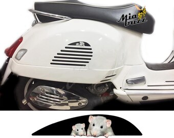 Scooter Vent Extension Sticker for GTS - Mouse Family Design