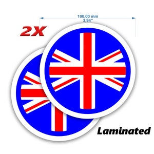 UK flag Mod Union Jack Laminated Decal classic motorcycle sticker car decal scooter sticker laptop vintage decor boat book cover snowmobile