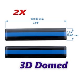 Police Thin Blue Line StickerS Domed 3D Sticker Self Adhesive Back 3D Decals for motorcycle helmet sticker for car gift and laptop