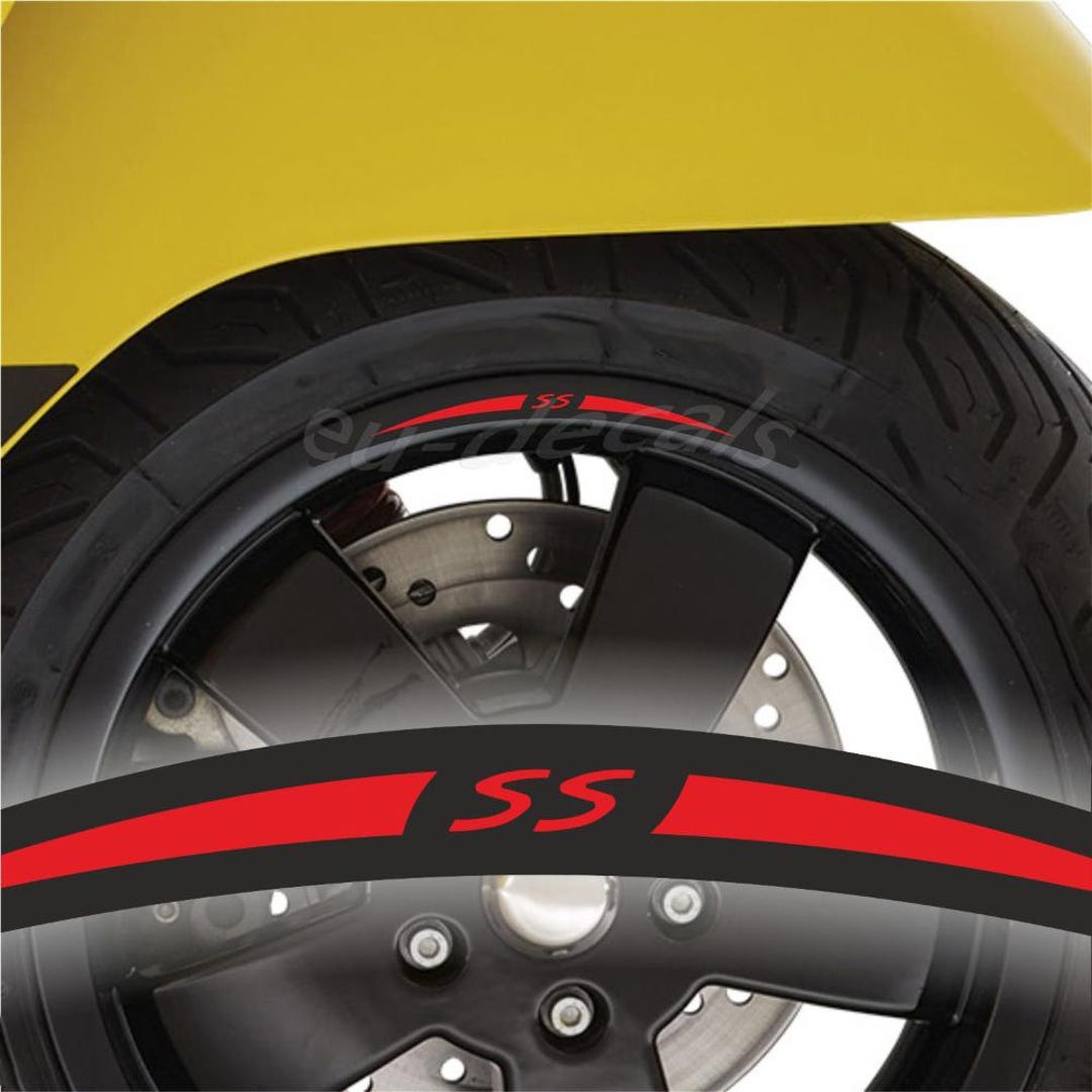 Red Rim Stickers SS Red Rim Stickers for 12