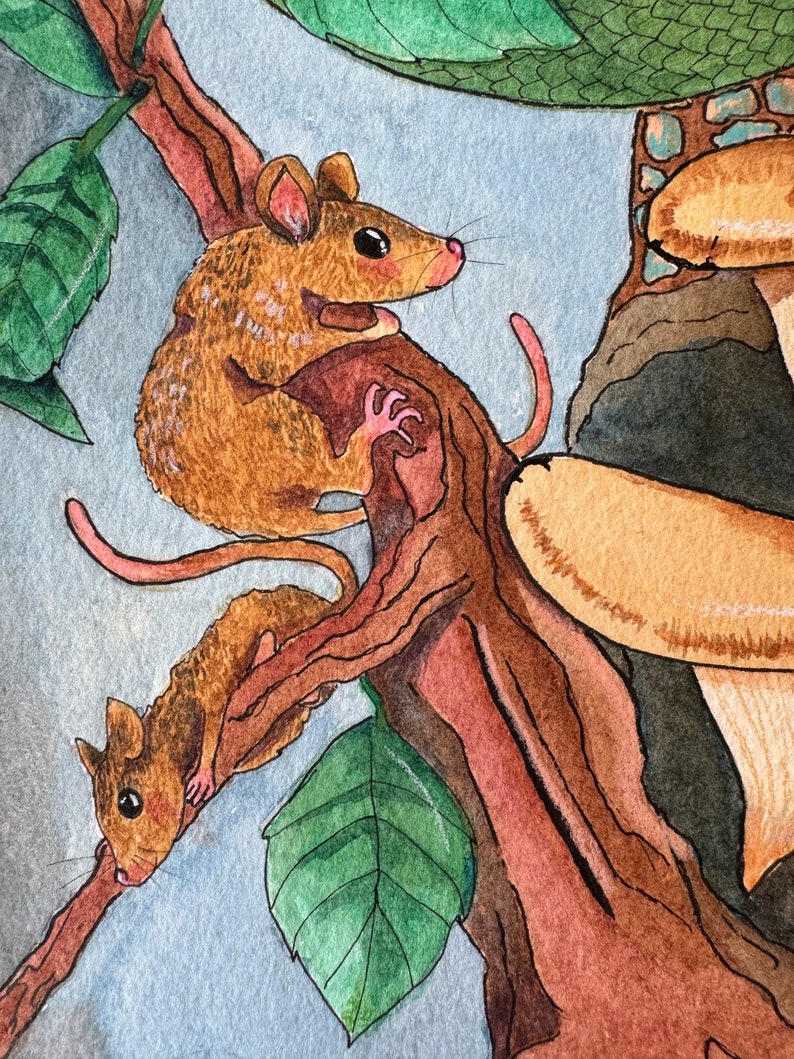 Zielony pyton drzewny: ORYGINAŁ zdjęcie 2