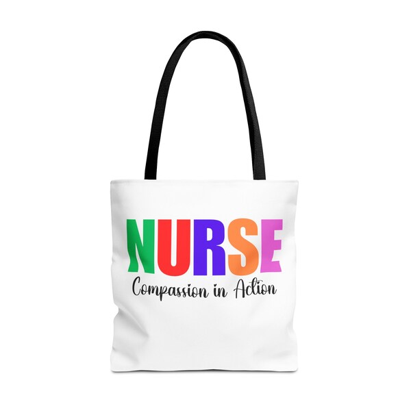 Nurse Tote Bag, Nurse Life Tote Bag, Nursing School Tote Bag, Unique Gift for Nurses, Canvas Tote Bag, Women Shoulder Bag, Gift For Nurse