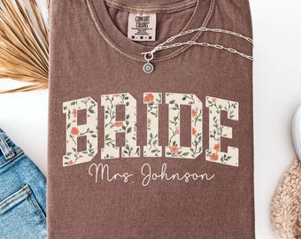 Bride Cottagecore Comfort Colors Shirt: Garment-Dyed US Cotton Shirt