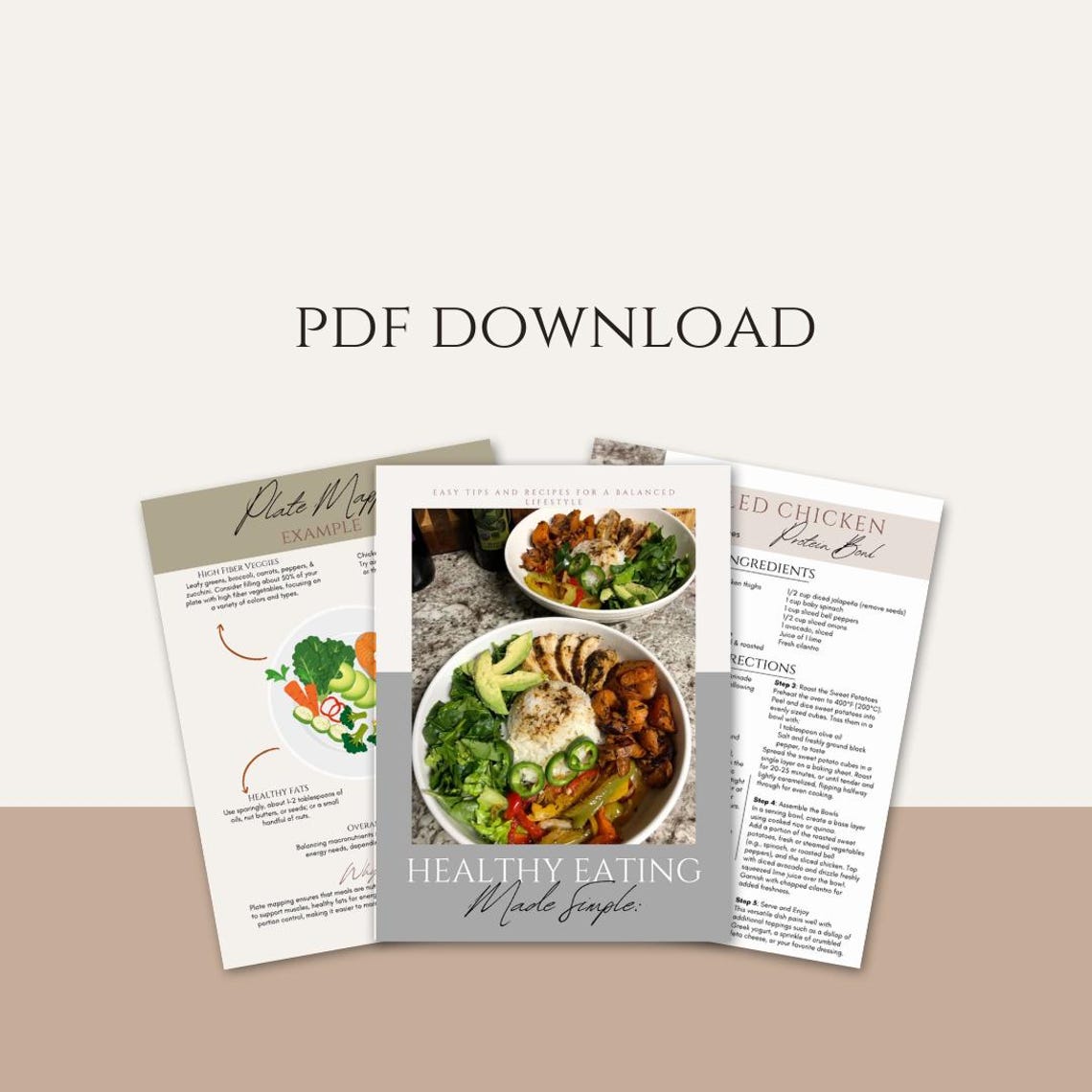 Healthy Eating Made Simple - Recipe Ebook - Etsy