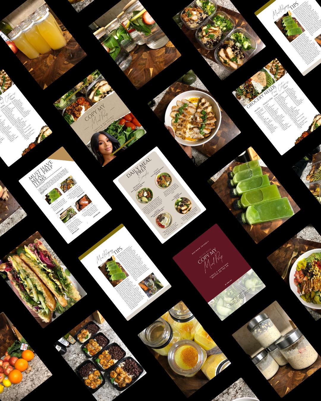 Copy My Meal Prep - Recipe Ebook - Etsy