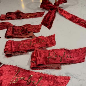 Personalisiertes Band mit benutzerdefiniertem Text - Namensband für Geschenkverpackungen, Gefälligkeiten, Veranstaltungen