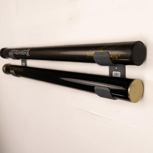 Fly Rod Tube Holder | Double Wall, Wall Mount, Two Fishing Rod Tubes
