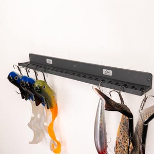 Magnum Fishing Lure Holder Wall Mount – Hook Lure Organizer – Tackle ...