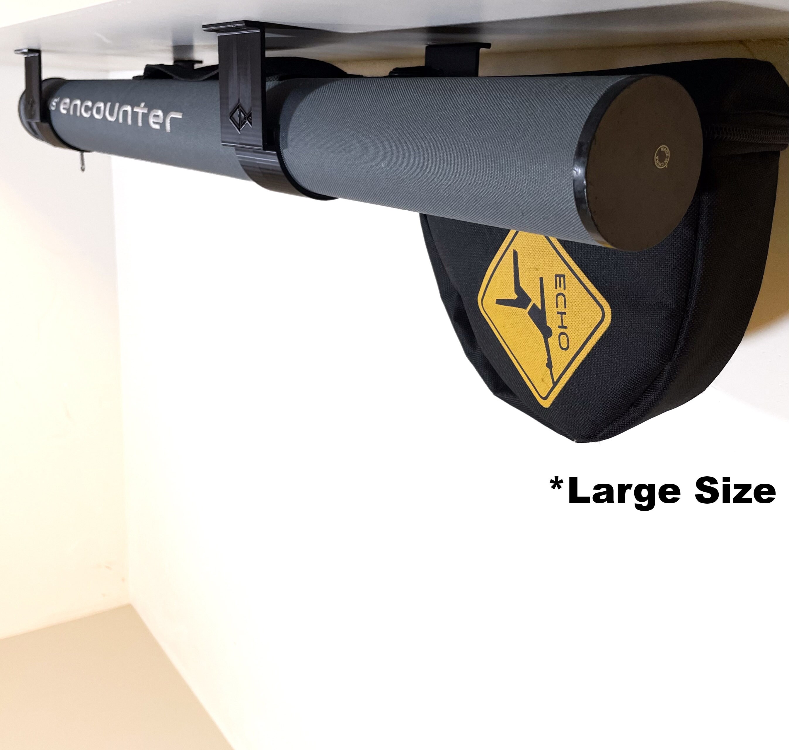 Fly Rod Tube Rack Double Shelf Etsy