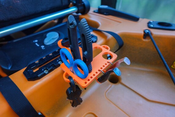 Kayak Fishing Tool Holder: Rail Mounted, Rust-Proof