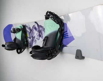 Snowboard Wall Mount | Low Profile Horizontal Rack | Garage Snowboard Storage | Made in USA
