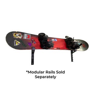 Snowboard Wall Mount Holder: Modular Storage Attachment