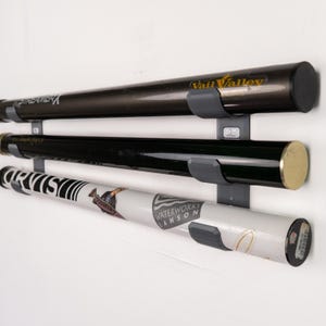 Fly Rod Tube Holder | Triple Wall, Wall Mount, Three Fishing Rod Tubes