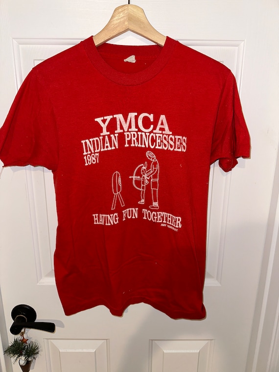 Vintage YMCA Indian princesses t