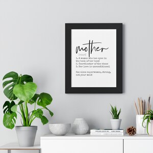 Framed Vertical Poster