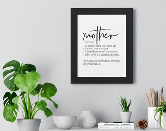 Framed Vertical Poster