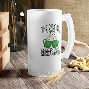 Frosted Glass Beer Mug