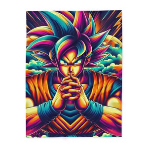 Dragonball Z Goku Arctic Fleece Blanket