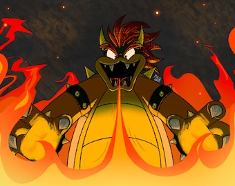 Bowser 11 "x 17" Druck