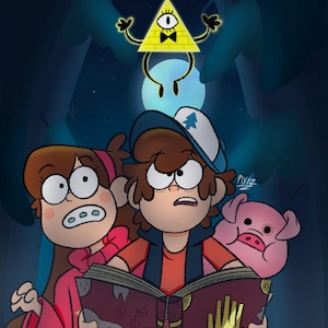 Gravity Falls 11&quot;x14&quot; Print