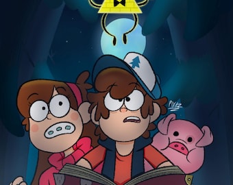 Gravity Falls 11"x14" Print