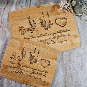 Practical Magic, Farmhouse, Bamboo Cutting Board Inches, Gift, House Warming, Wedding Present