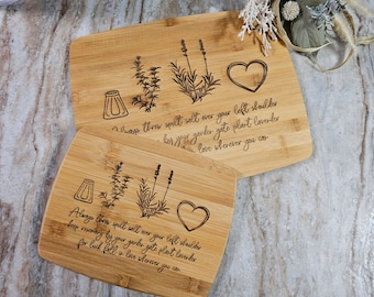 Practical Magic, Farmhouse, Bamboo Cutting Board Inches, Gift, House Warming, Wedding Present
