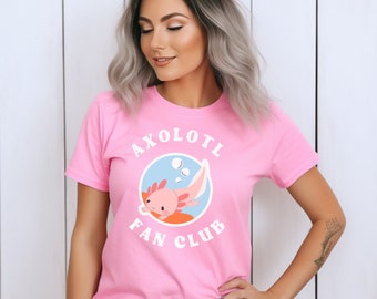Lustiges Axolotl T-Shirt für Axolotl Liebhaber - Axolotl Shirt, Axolotl Grafik Tees, Axolotl Fan Geschenk, Axolotl Outfit