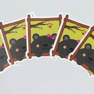 Black Bear Sticker