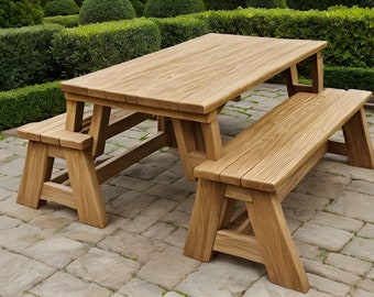 Convertible Picnic table, Picnic Table plans, Patio Furniture - PDF Instant Download!