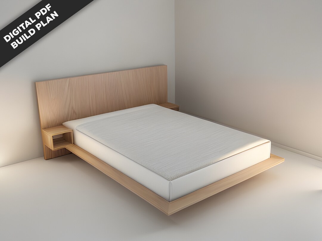 DIY Platform Bed Plan Full Mattress Platform Bed Plan Platform Bed