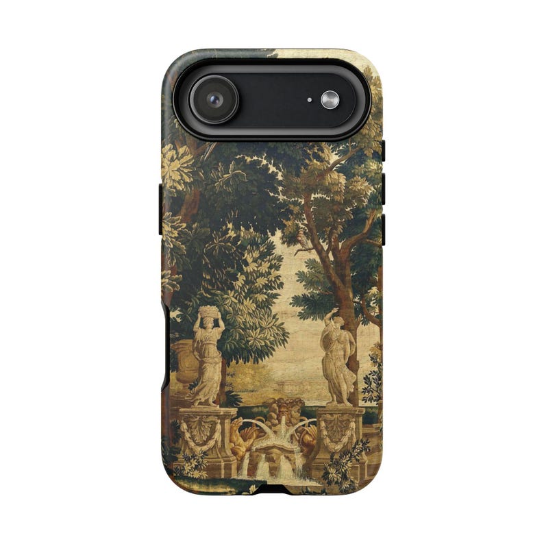 Funda para teléfono con tapiz francés: cubierta mate resistente a los impactos. imagen 7