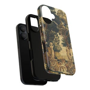Funda para teléfono con tapiz francés: cubierta mate resistente a los impactos. imagen 3
